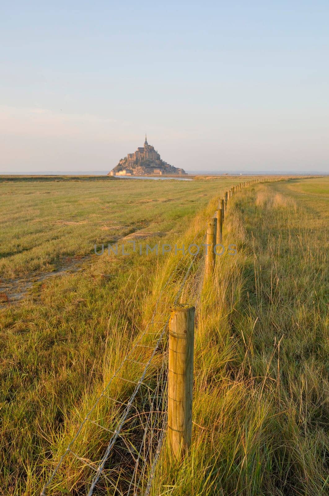 Mont Saint Michel, the Couesnon and salt marshes