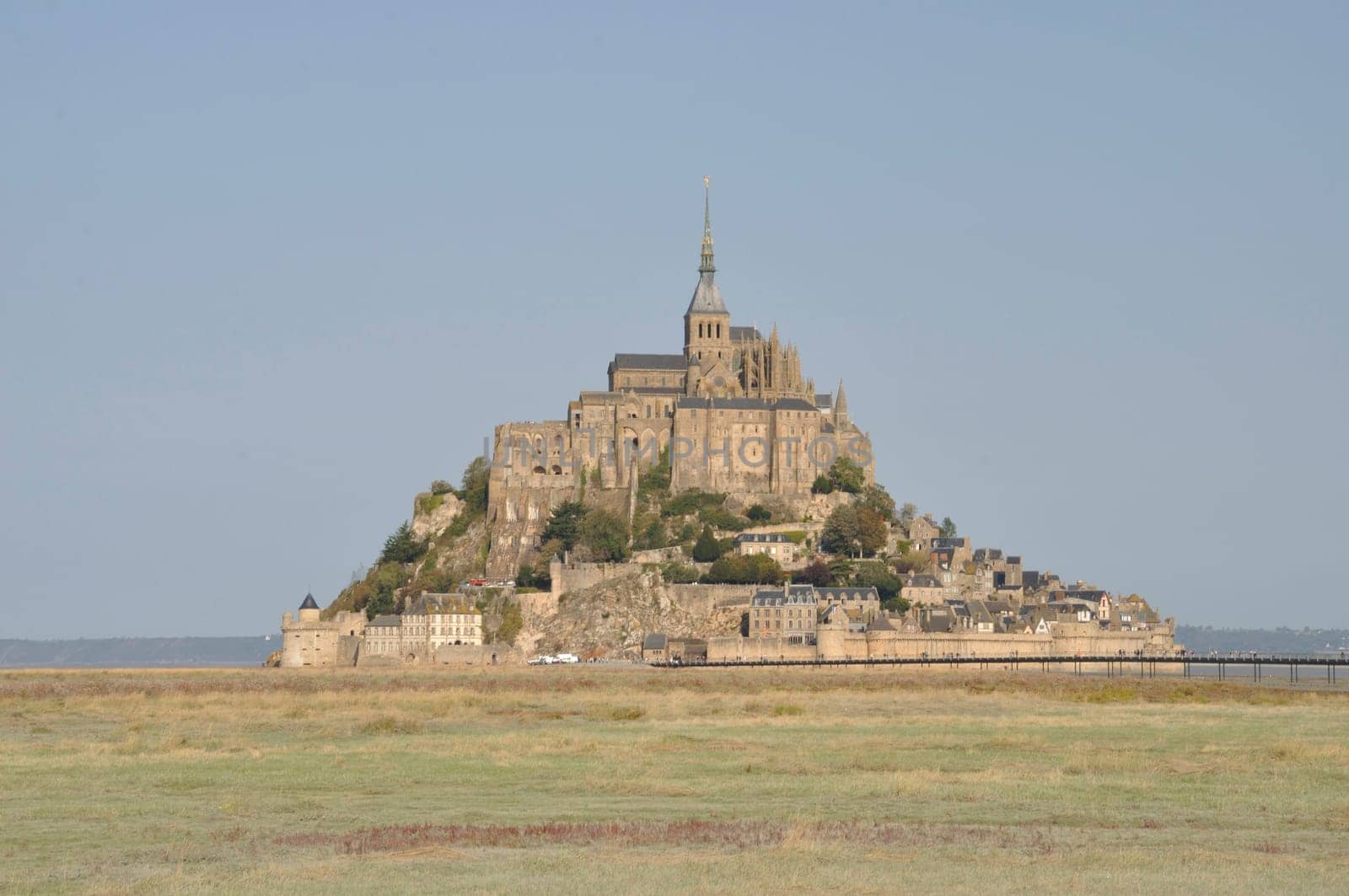 Mont Saint Michel and salt marshes
