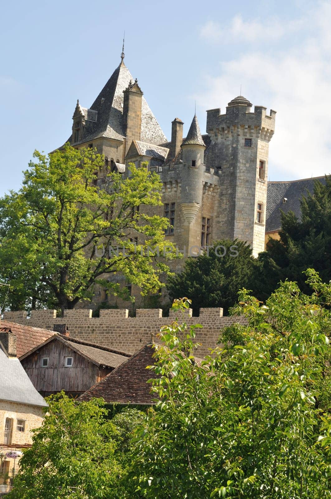 Village of Montfort in Périgord