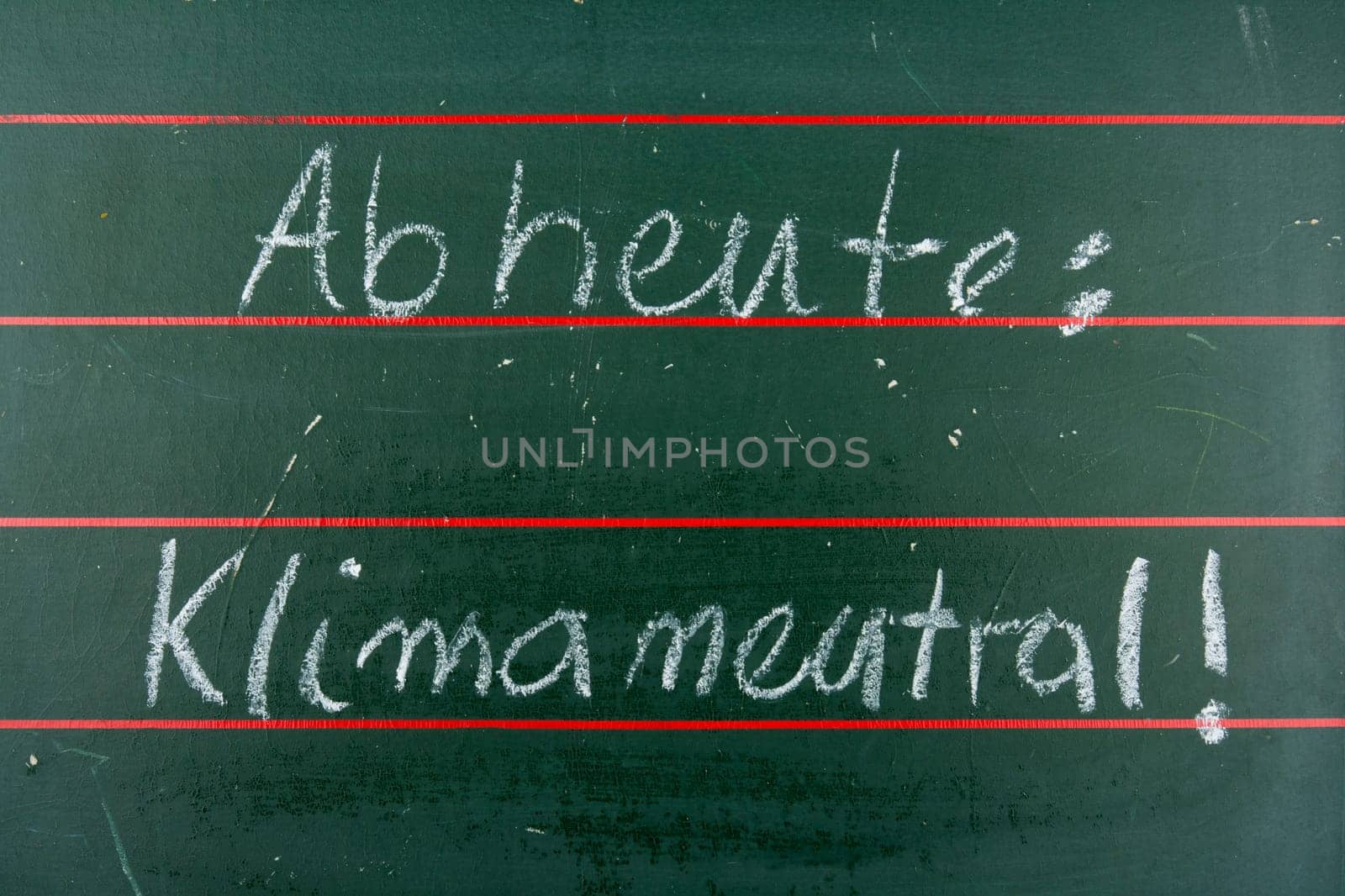 School board with note - Today what new