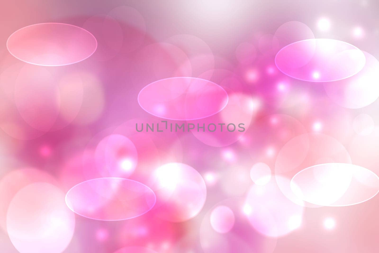 Abstract festive blurred red pink magenta background with light pink bokeh for wedding card or Valentine day.  Romantic textured backdrop with space for your design. Card concept.