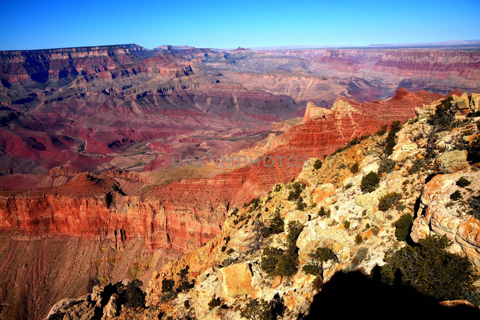 Late afternoon in the Grand Canyon Arizona