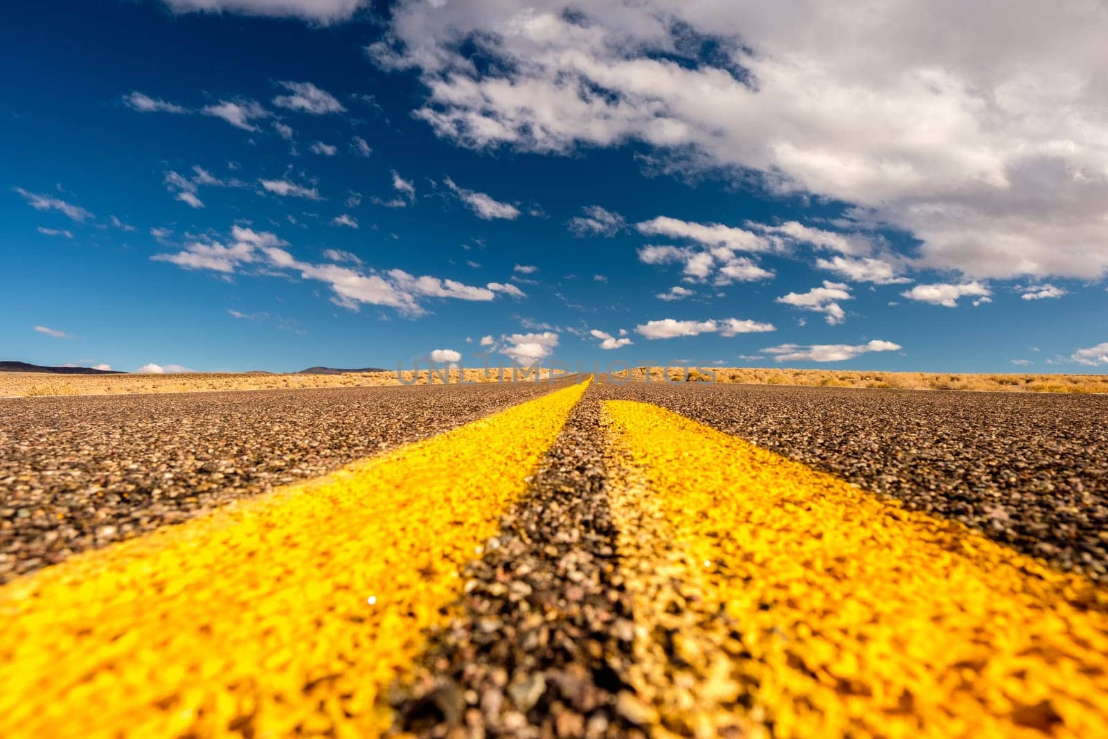 Open highway in California, USA.