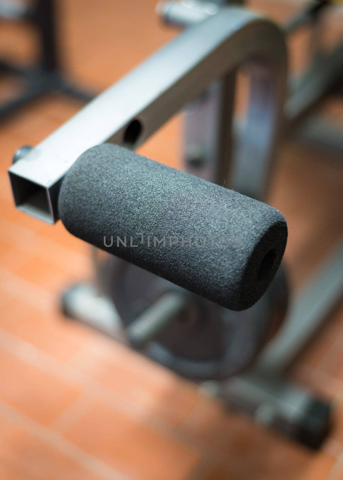 Closeup image of a fitness equipment