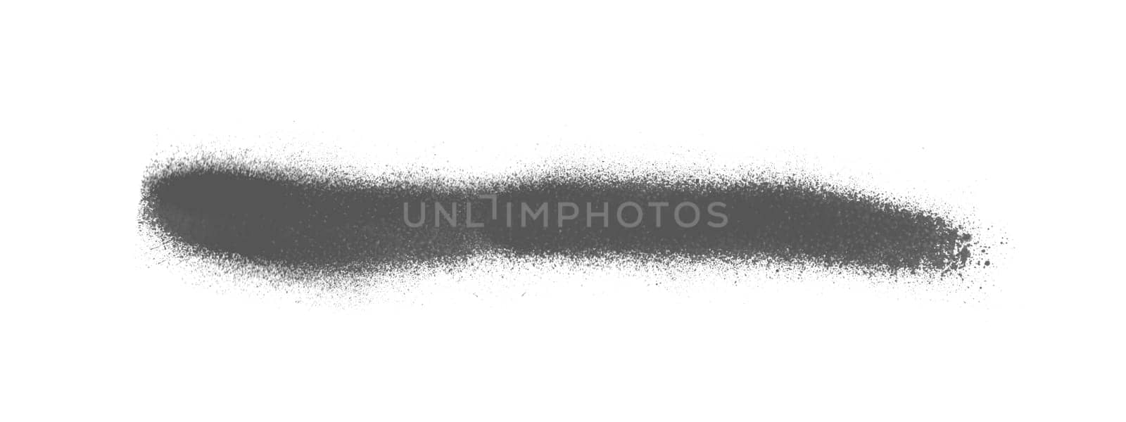 Graffiti stripe made with black grey color for grunge decoration or underline stripe on black background