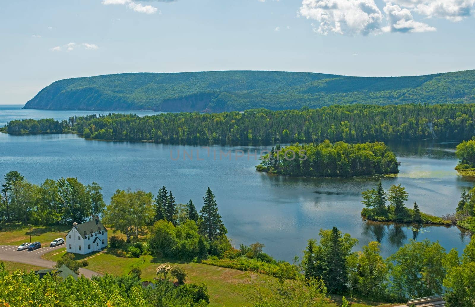 Coastal Scene on Cape Breton at Cape Breton Highlands National Park in Nova Scotia