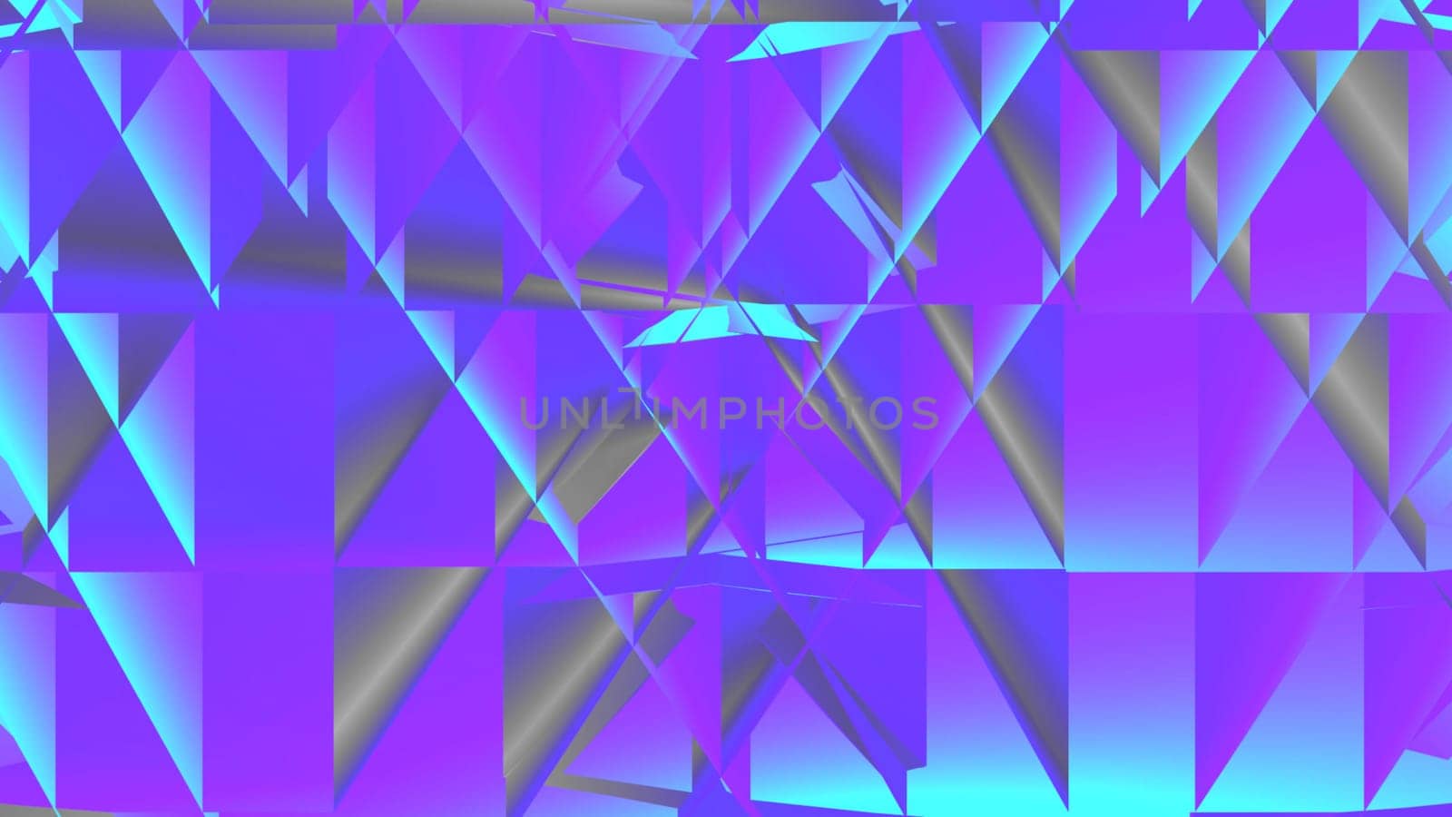 3D Illustration of Abstract  geometric shapes