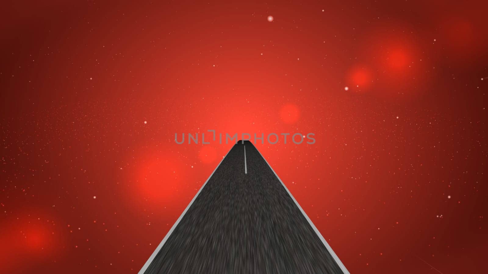 Driving into the world of fantasy and illusion 3d illustration