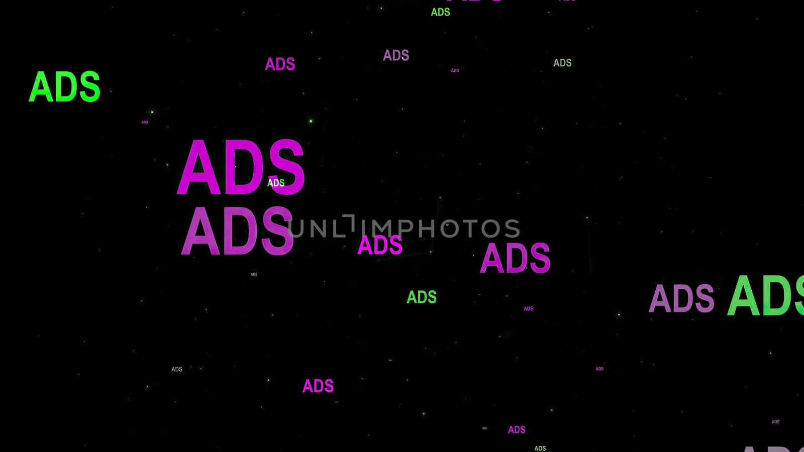 Adds text against network  background,Adds text against network  background