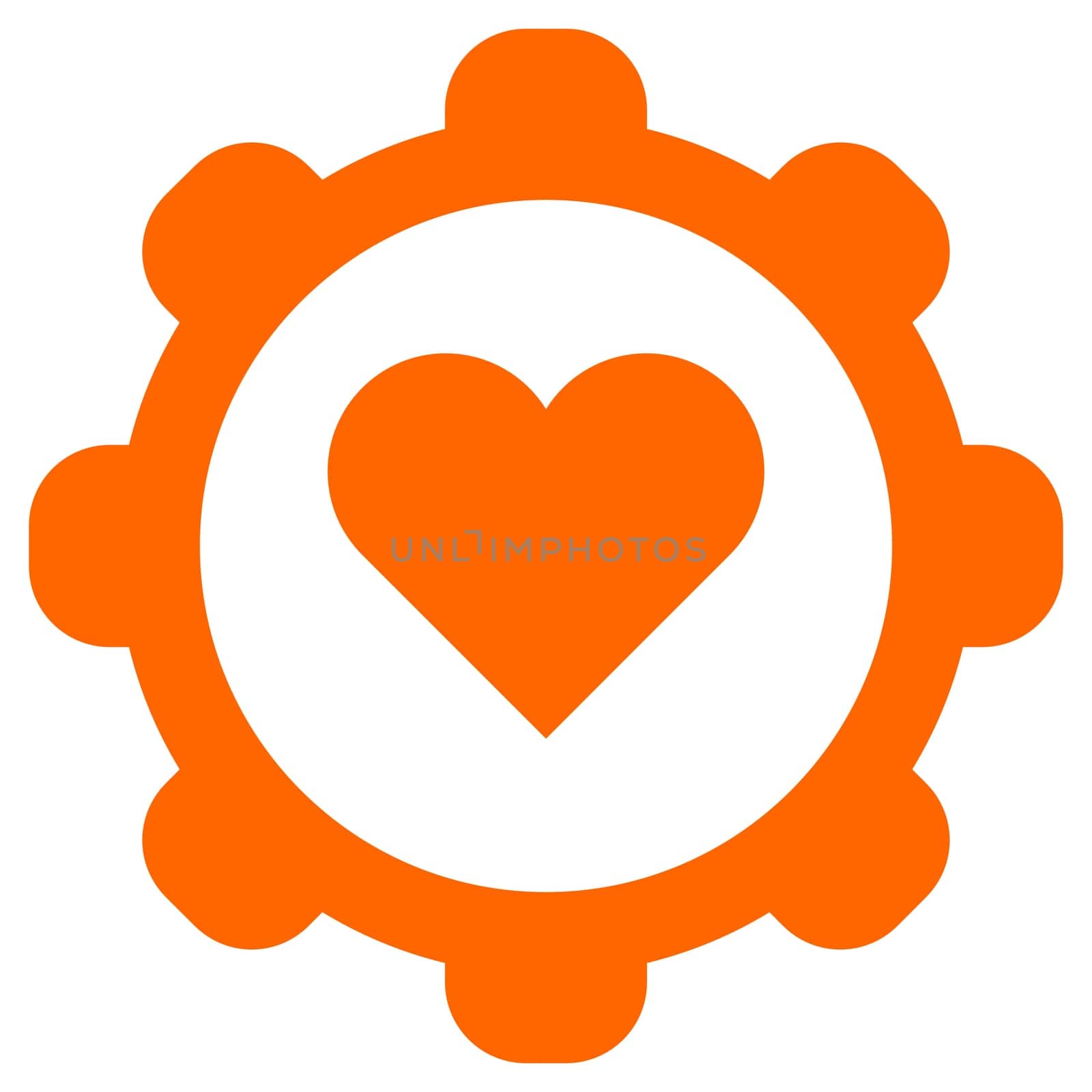 Heart and wheel
