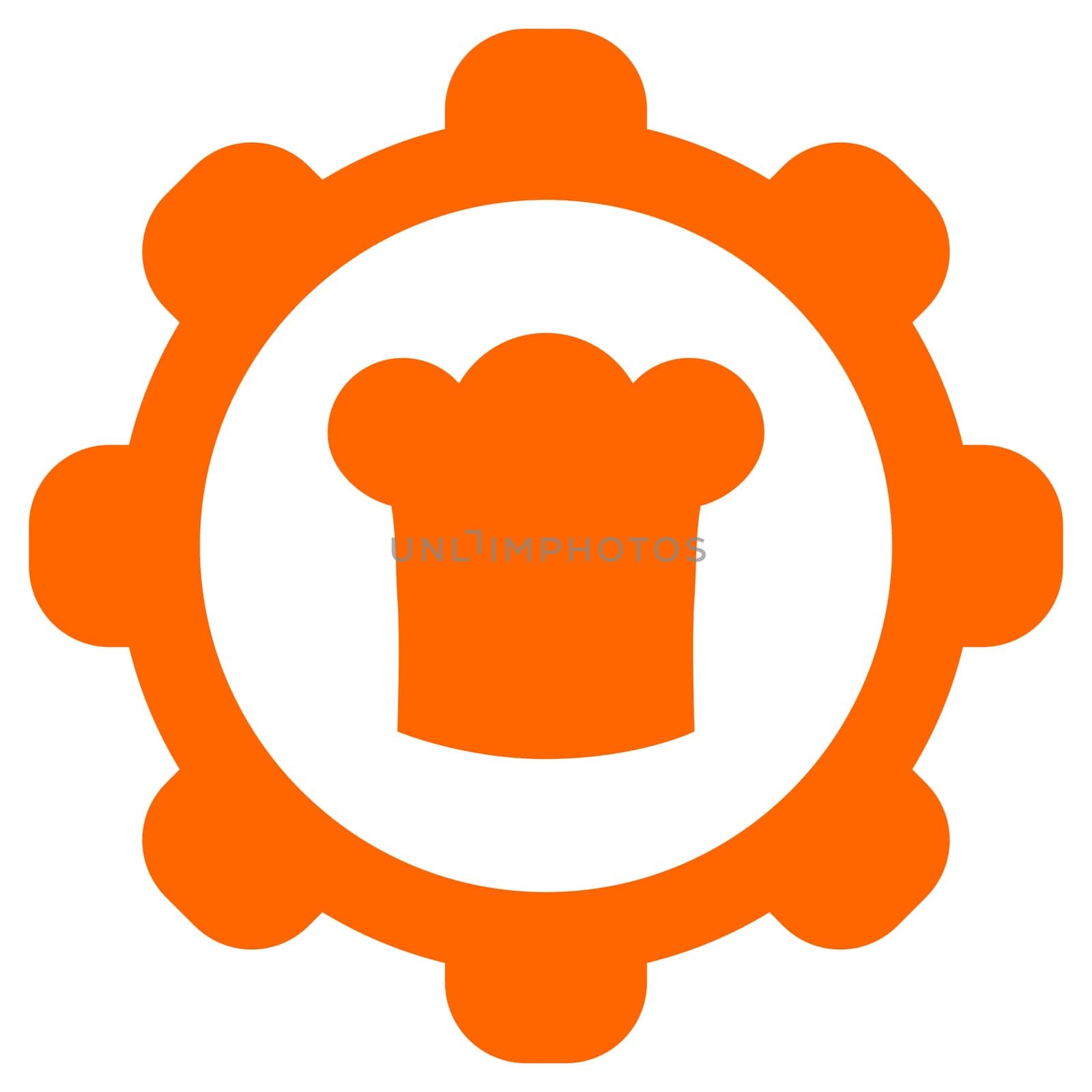 Chef hat and wheel