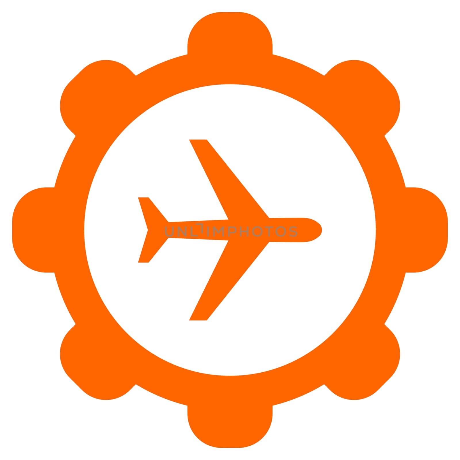 Airplane and wheel