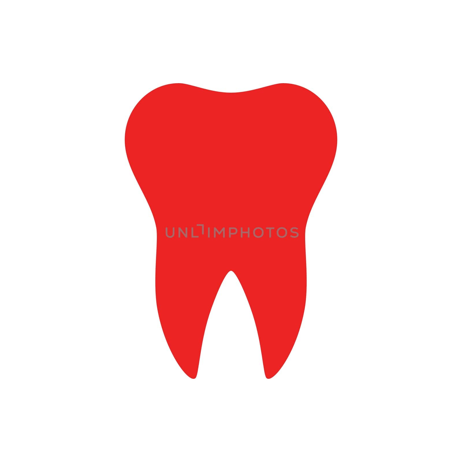Tooth and background