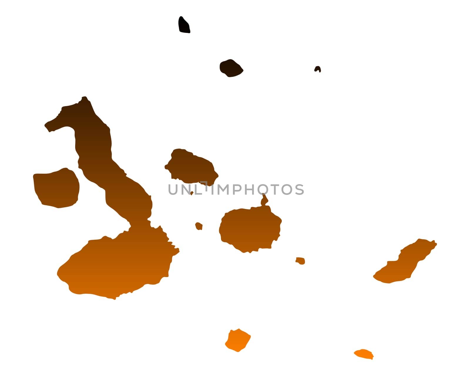 Map of Galapagos Islands