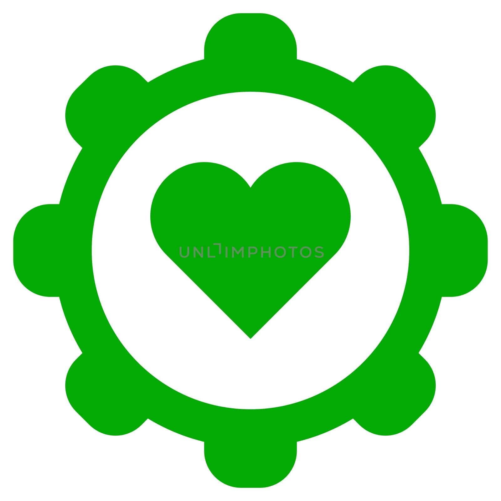 Heart and wheel