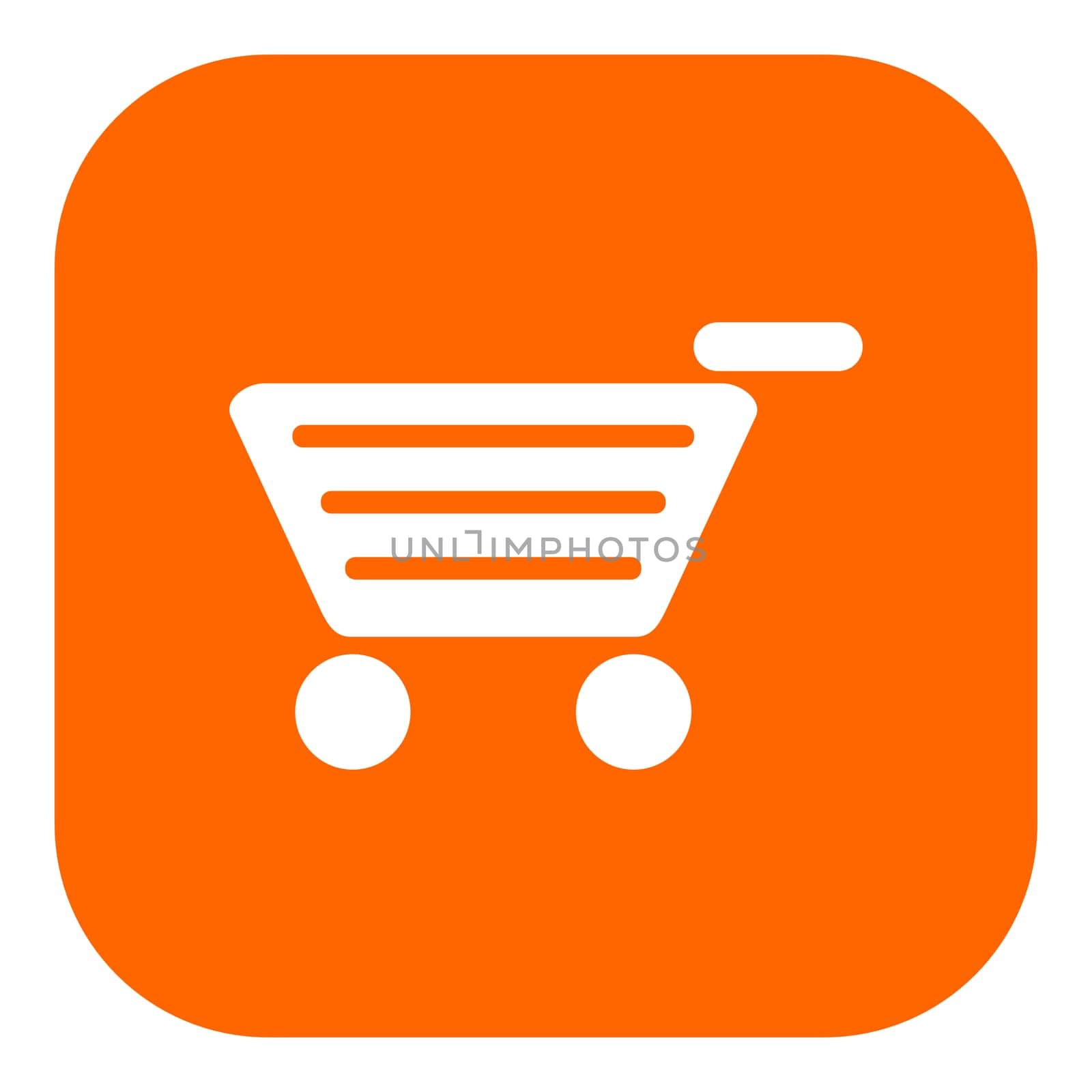 Shopping cart and app icon