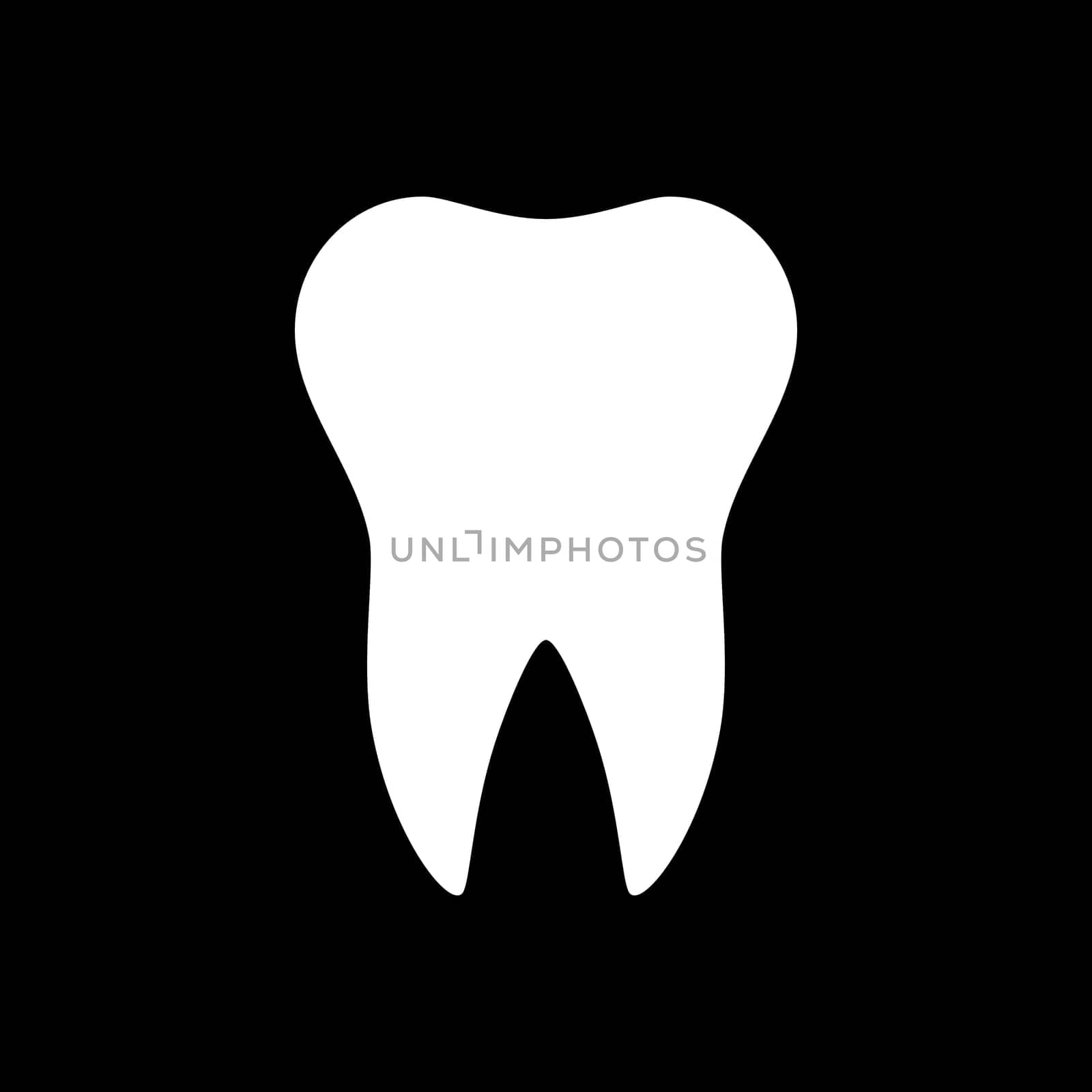 Tooth and background