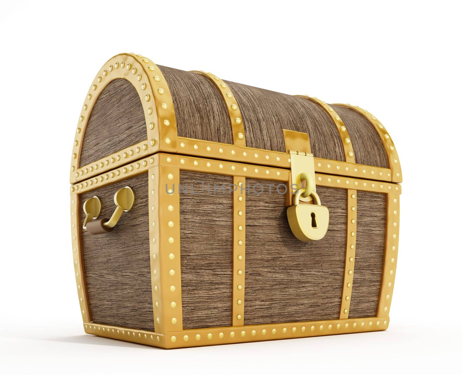 Isolated treasure chest with sealed lock