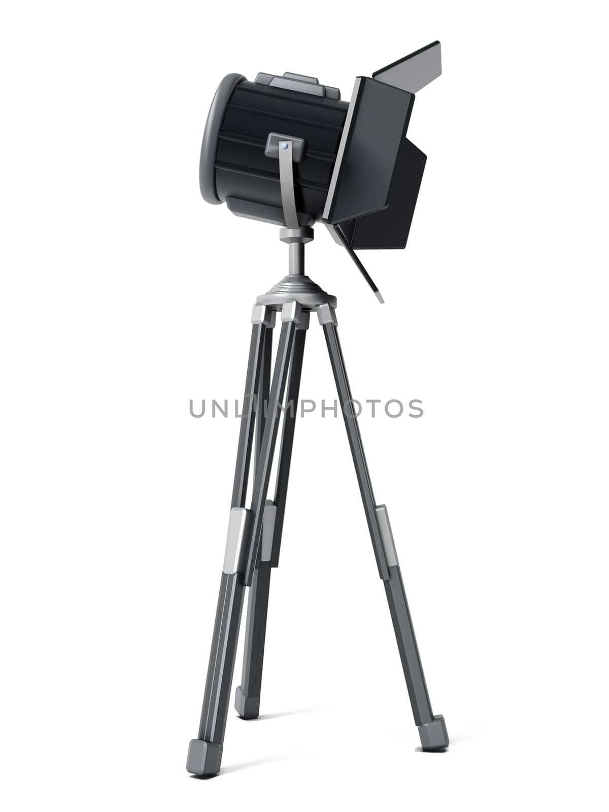 Studio Photography Video Light isolated on white background