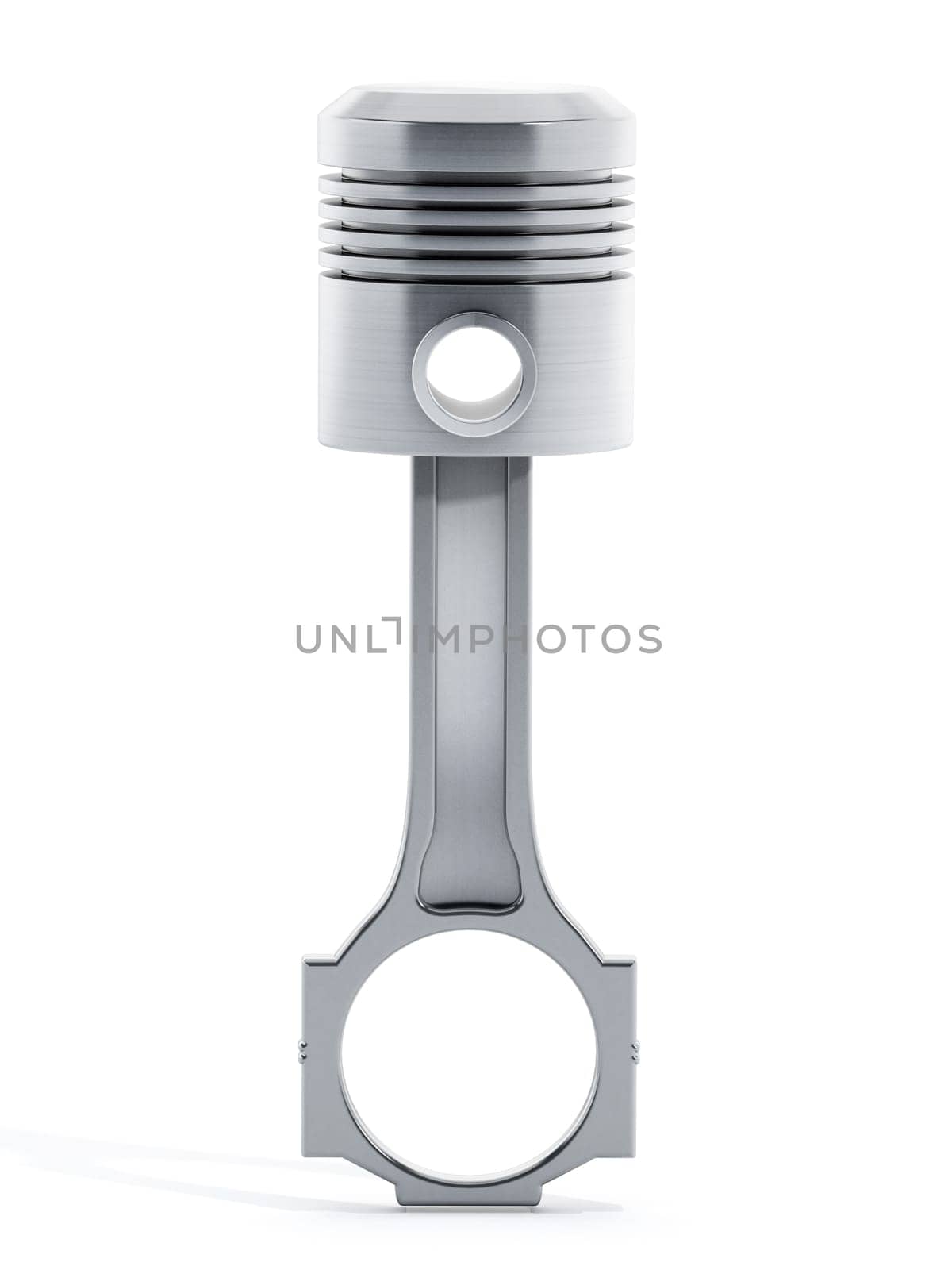 Piston isolated on white background.