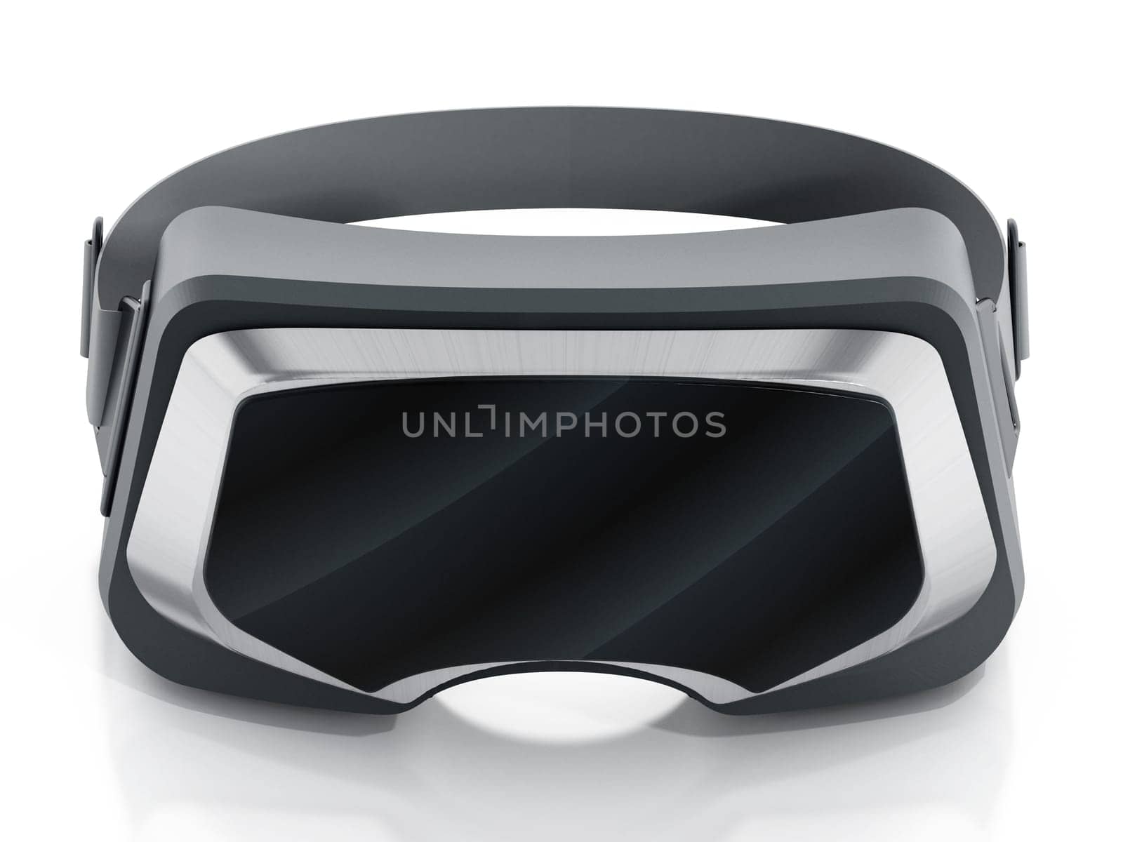 Virtual reality glasses isolated on white background