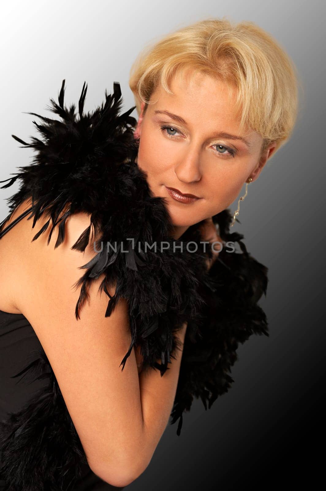 Lady with Boa