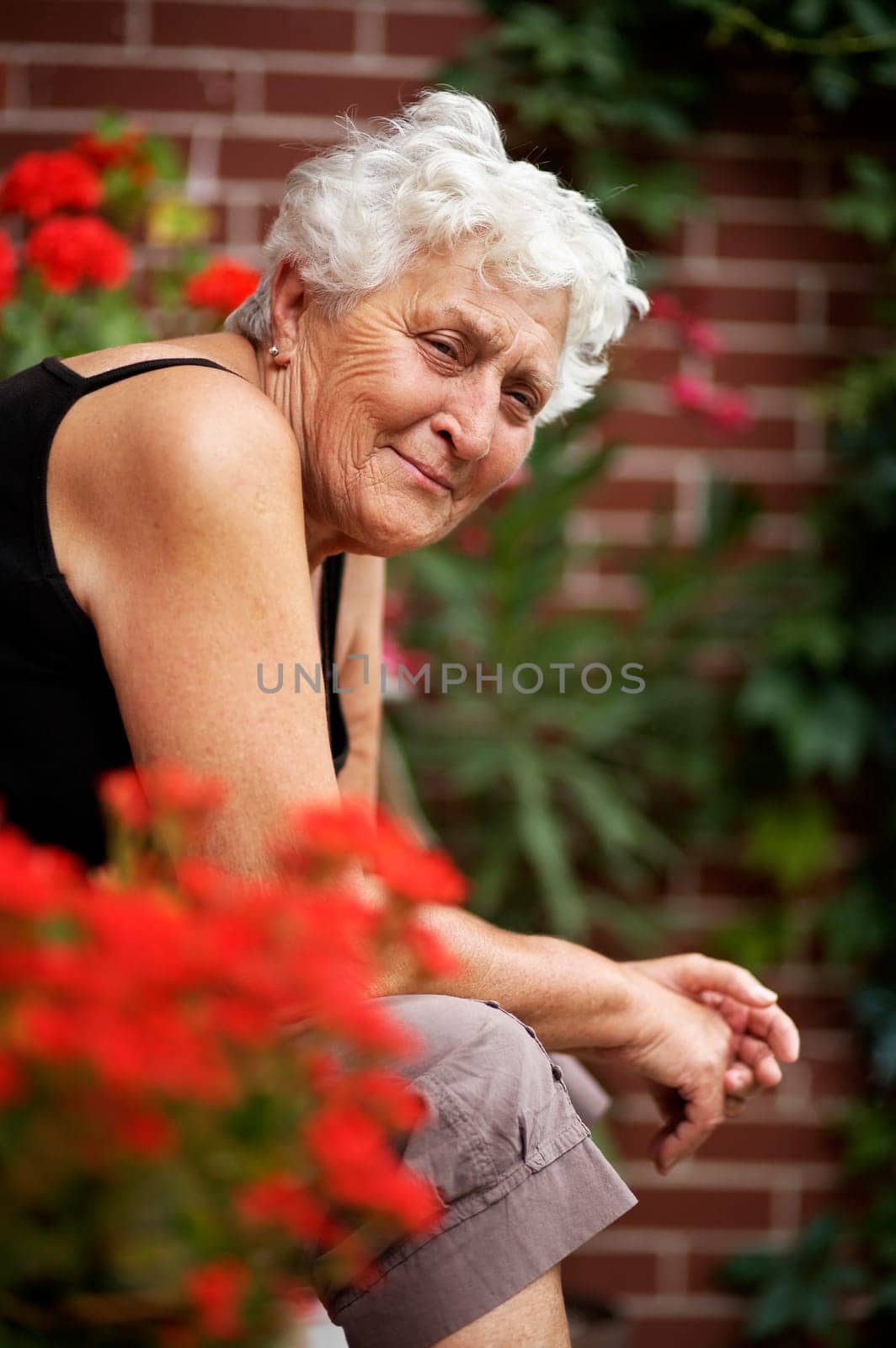 Satisfied pensioner
