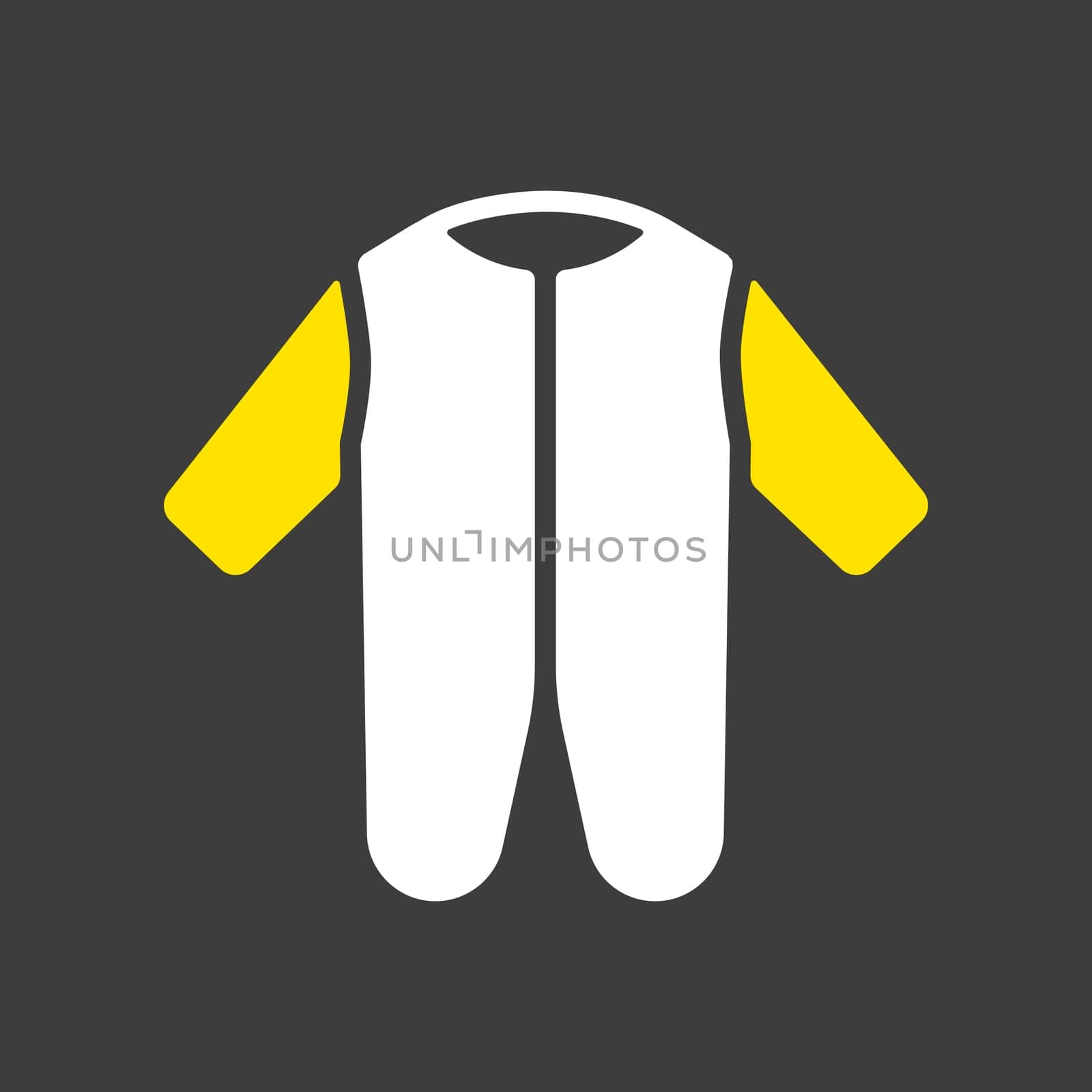 Baby bodysuit vector glyph icon. Baby Romper. Graph symbol for children and newborn babies web site and apps design, logo, app, UI