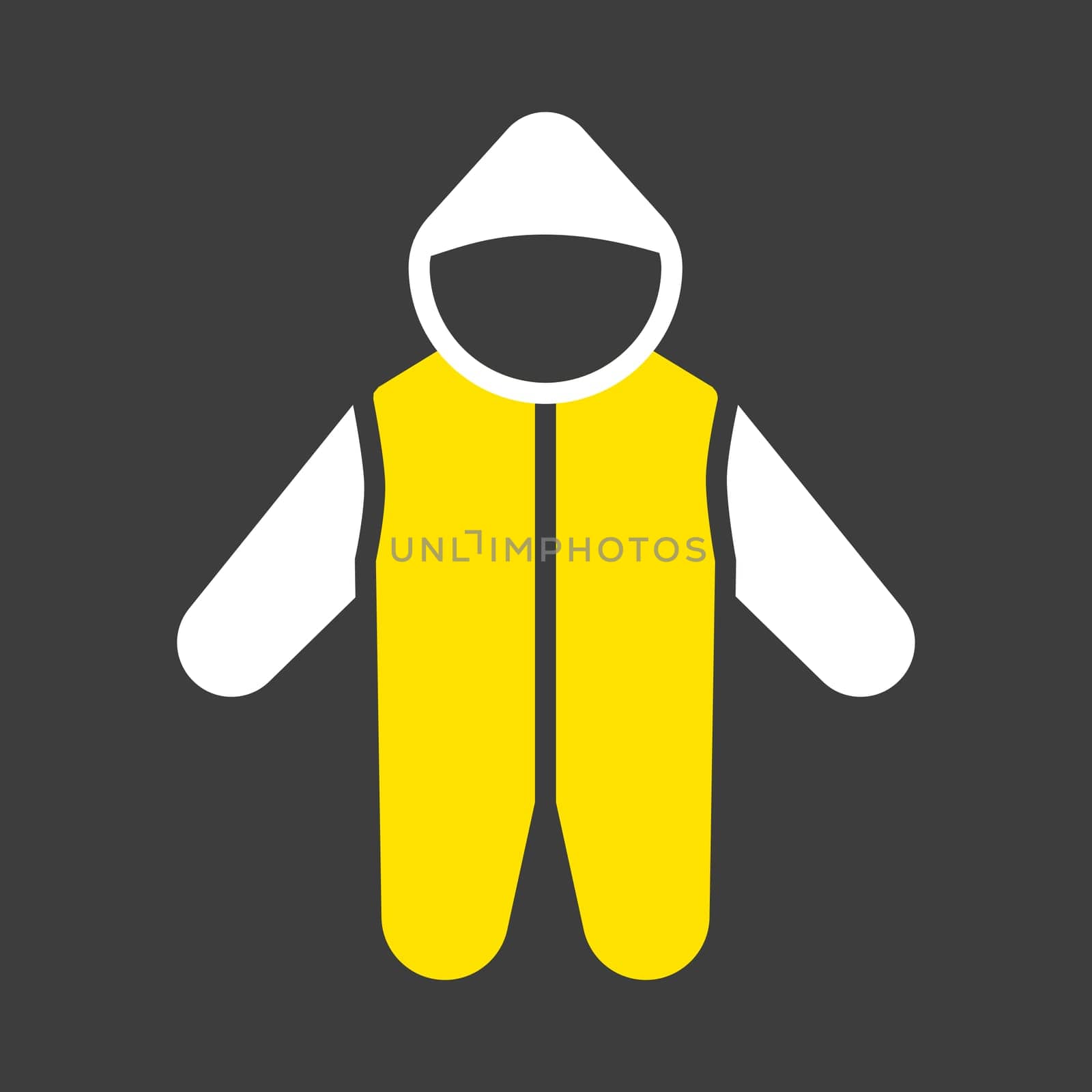 Baby bodysuit vector glyph icon. Baby Romper. Graph symbol for children and newborn babies web site and apps design, logo, app, UI