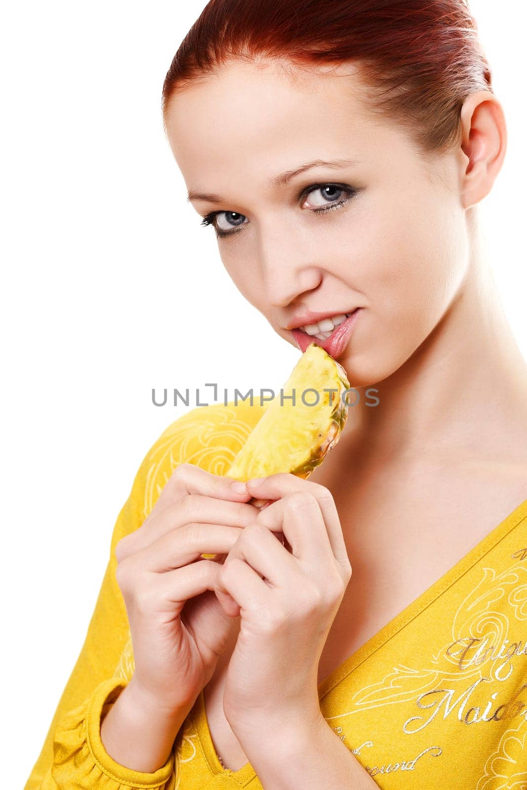 Woman with pineapple III.
