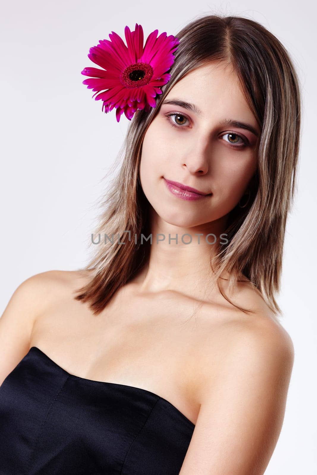 Pretty woman with Gerbera IV.