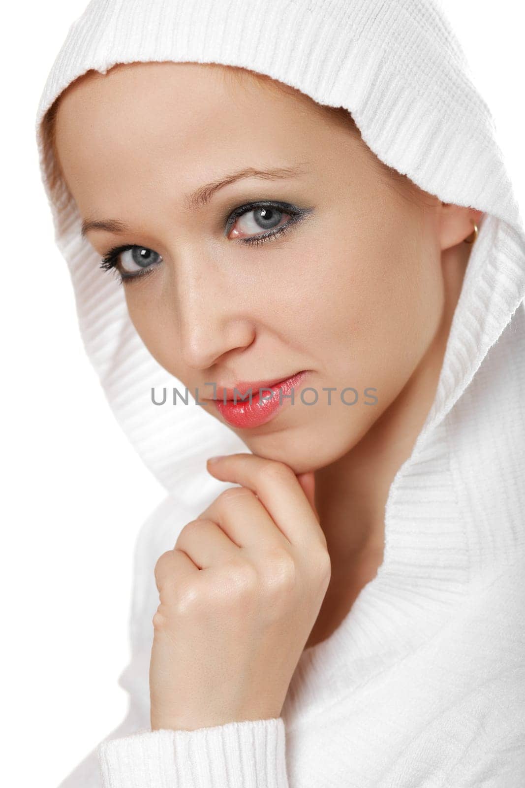 Pretty woman in white I.