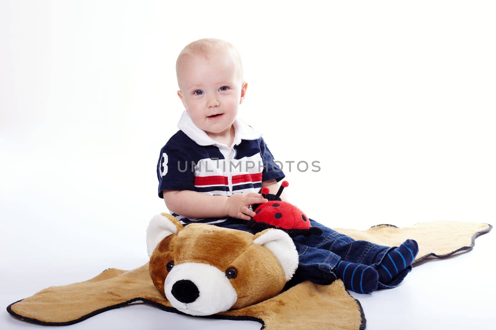Small child with the bear II.