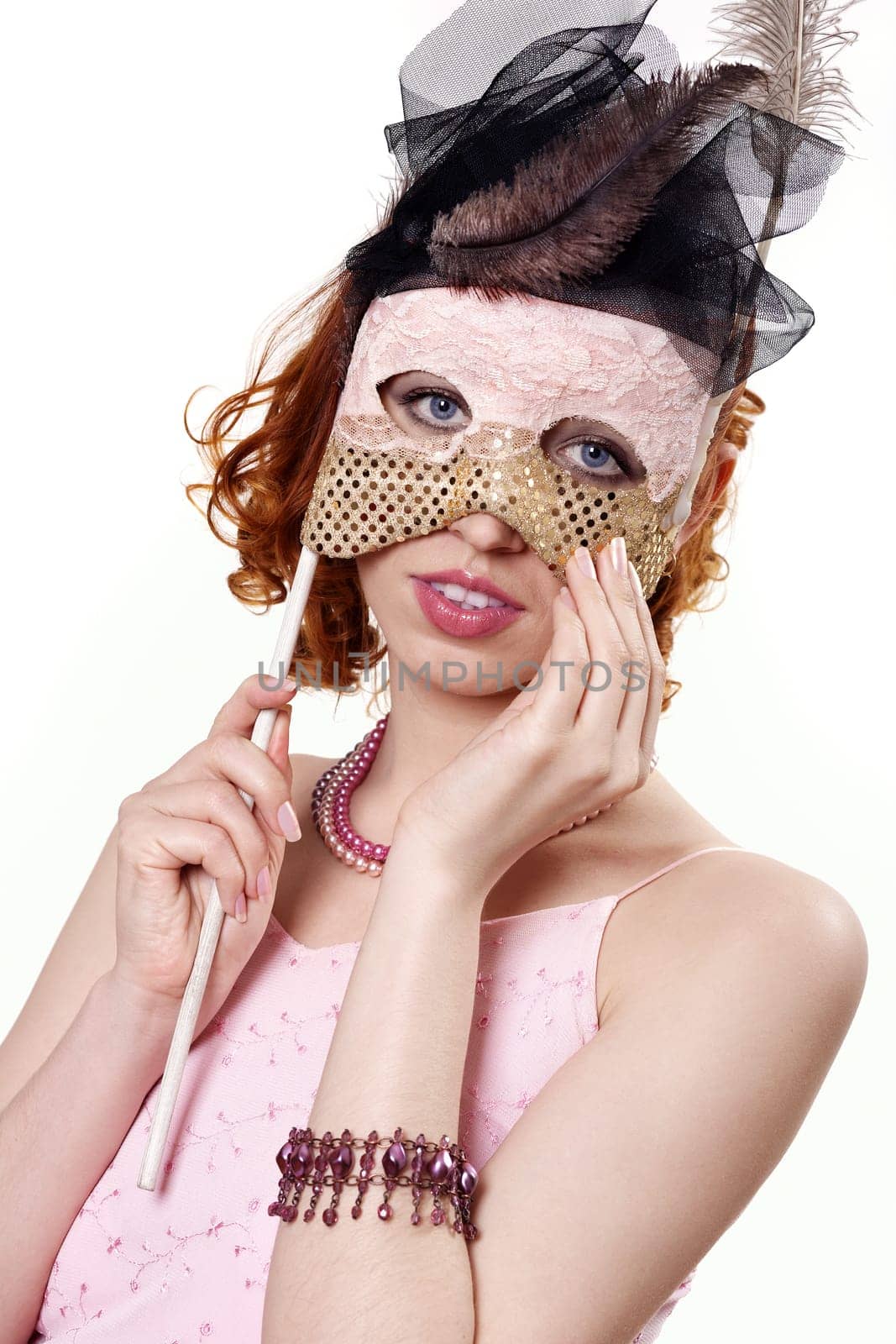 Woman with the mask