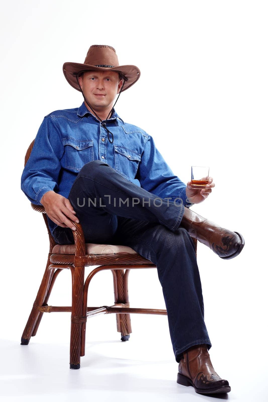 Man with whisky
