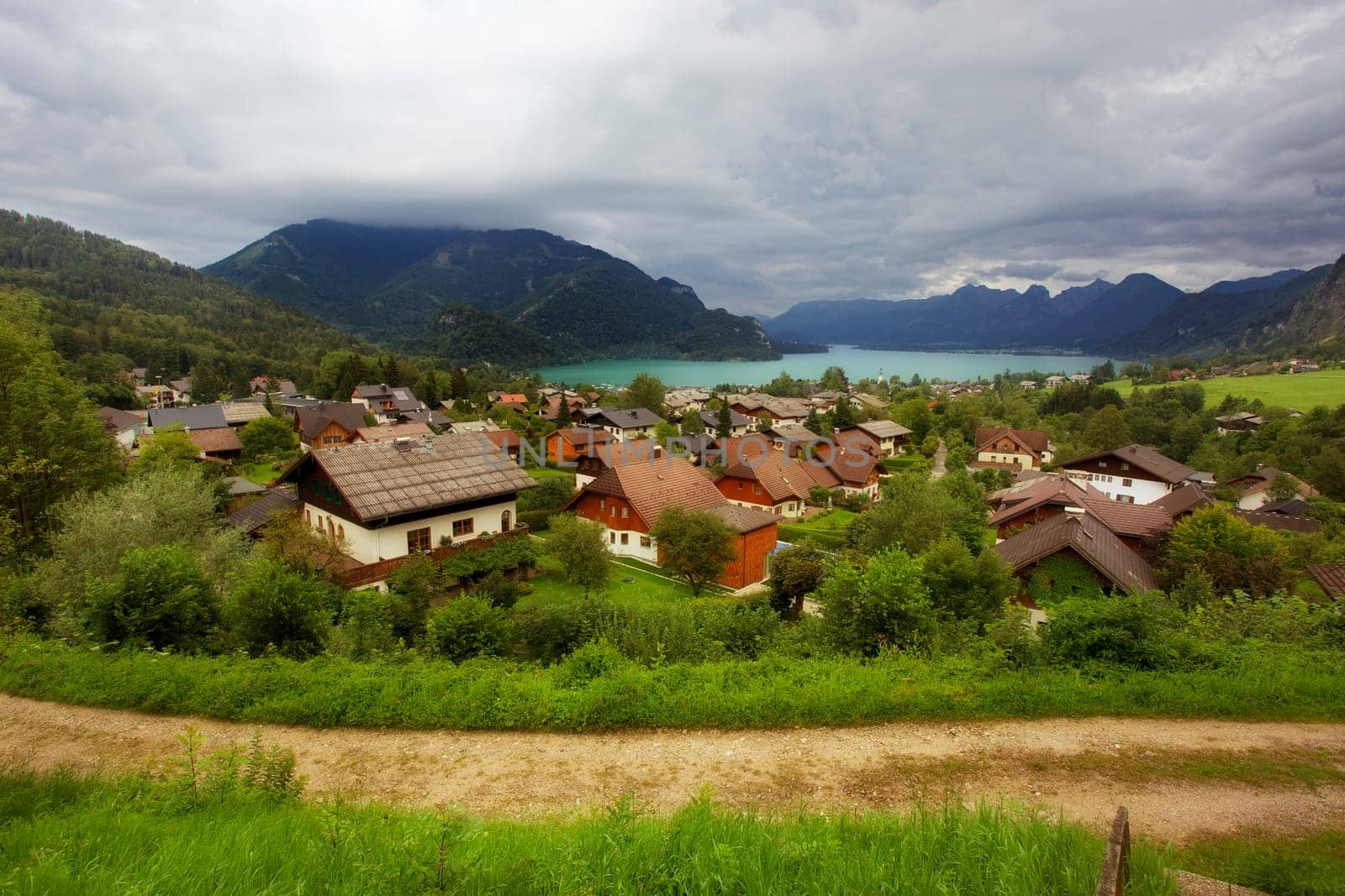 Saint Gilgen near Fuschlsee in Austria