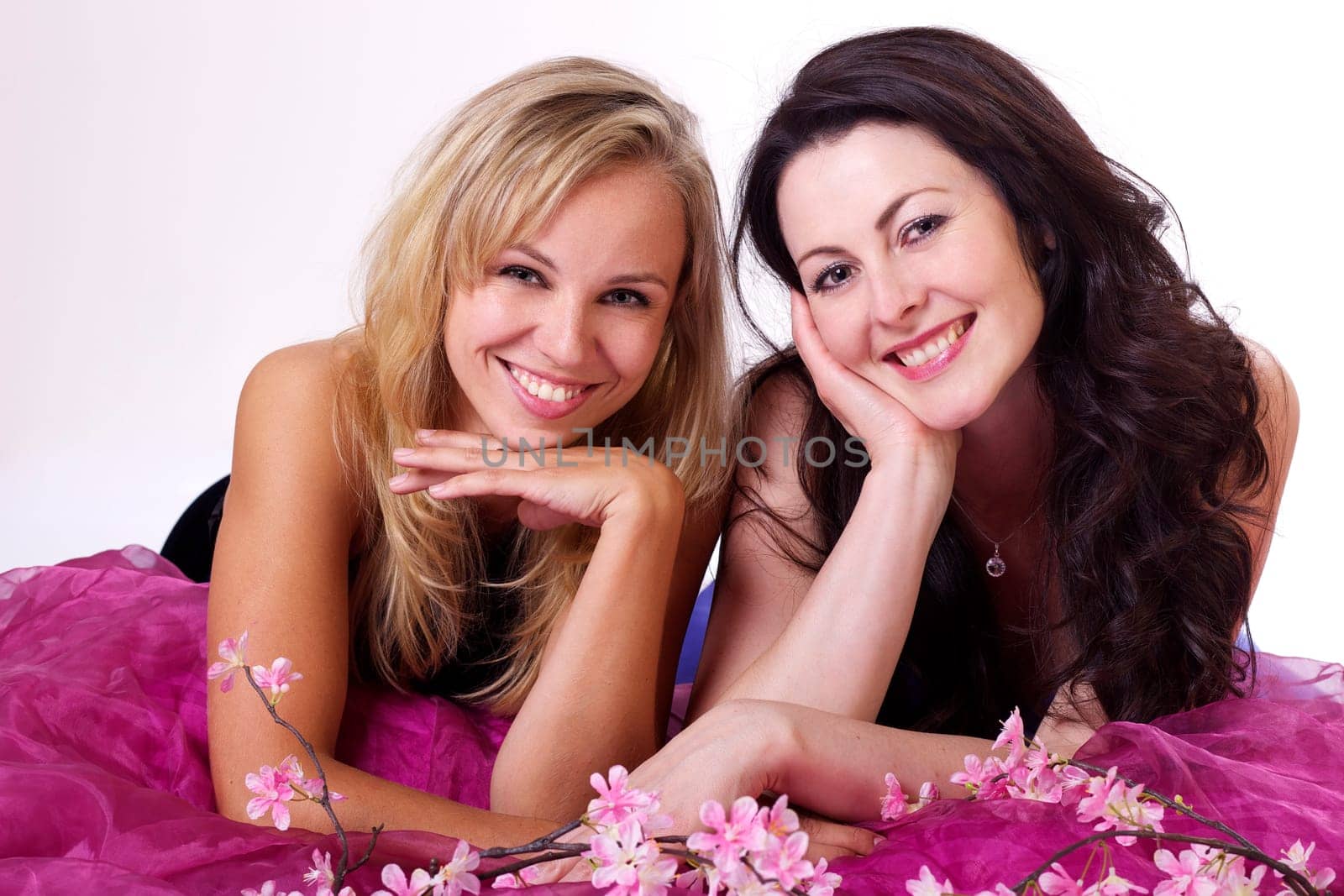 Two smiling friends II