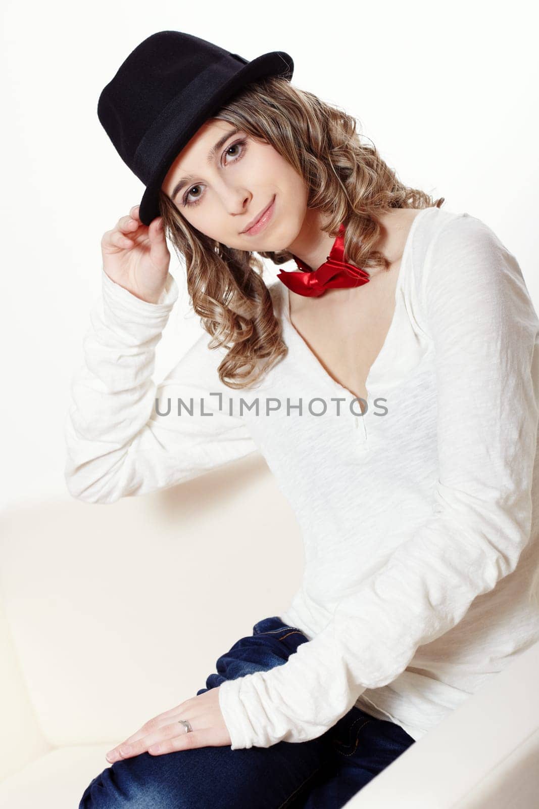 Portrait of a young woman