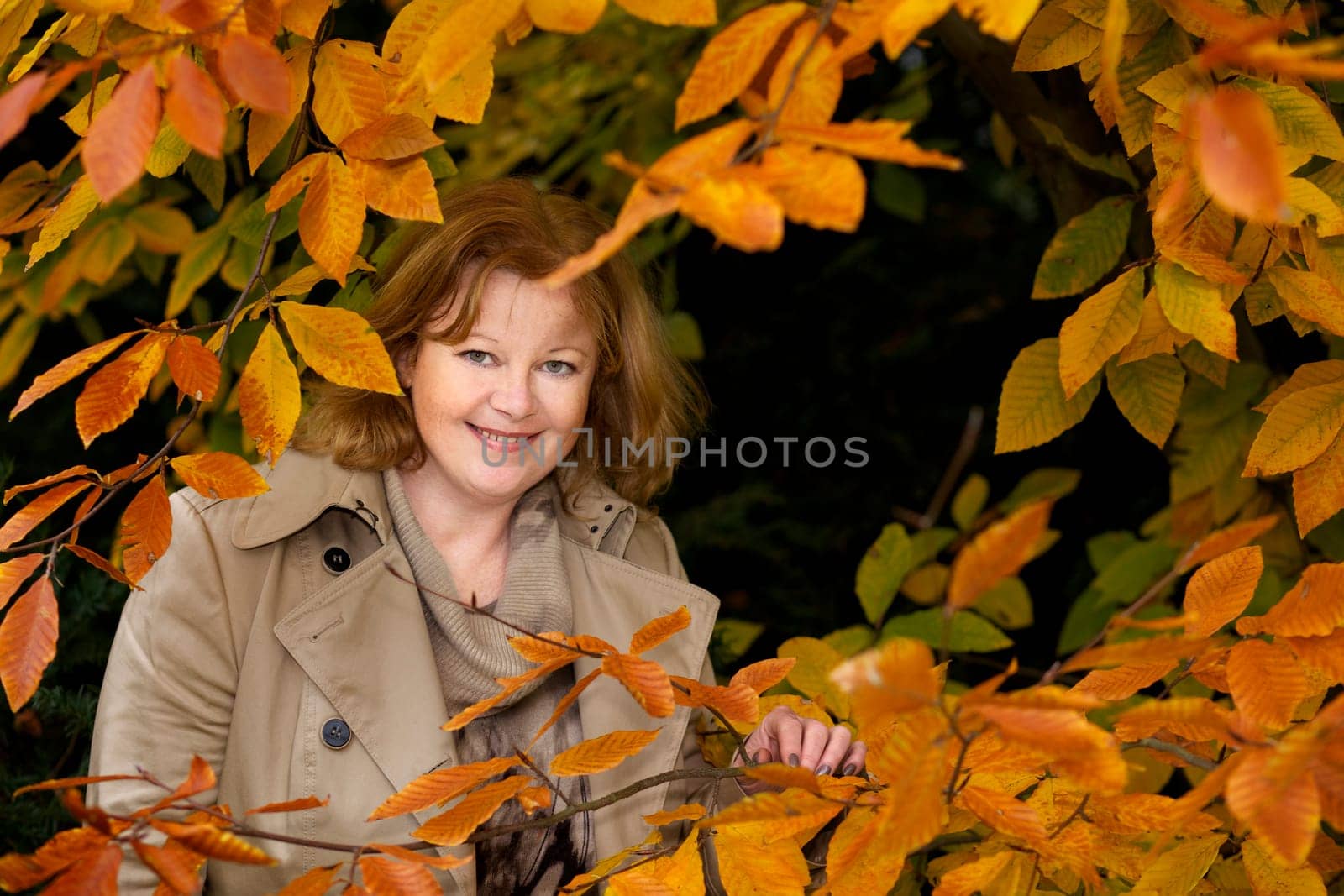 Portrait of smiling woman