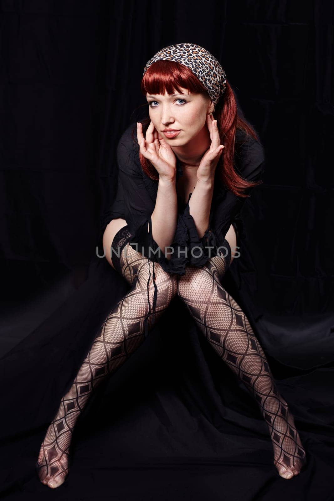 Portrait of young sexy woman