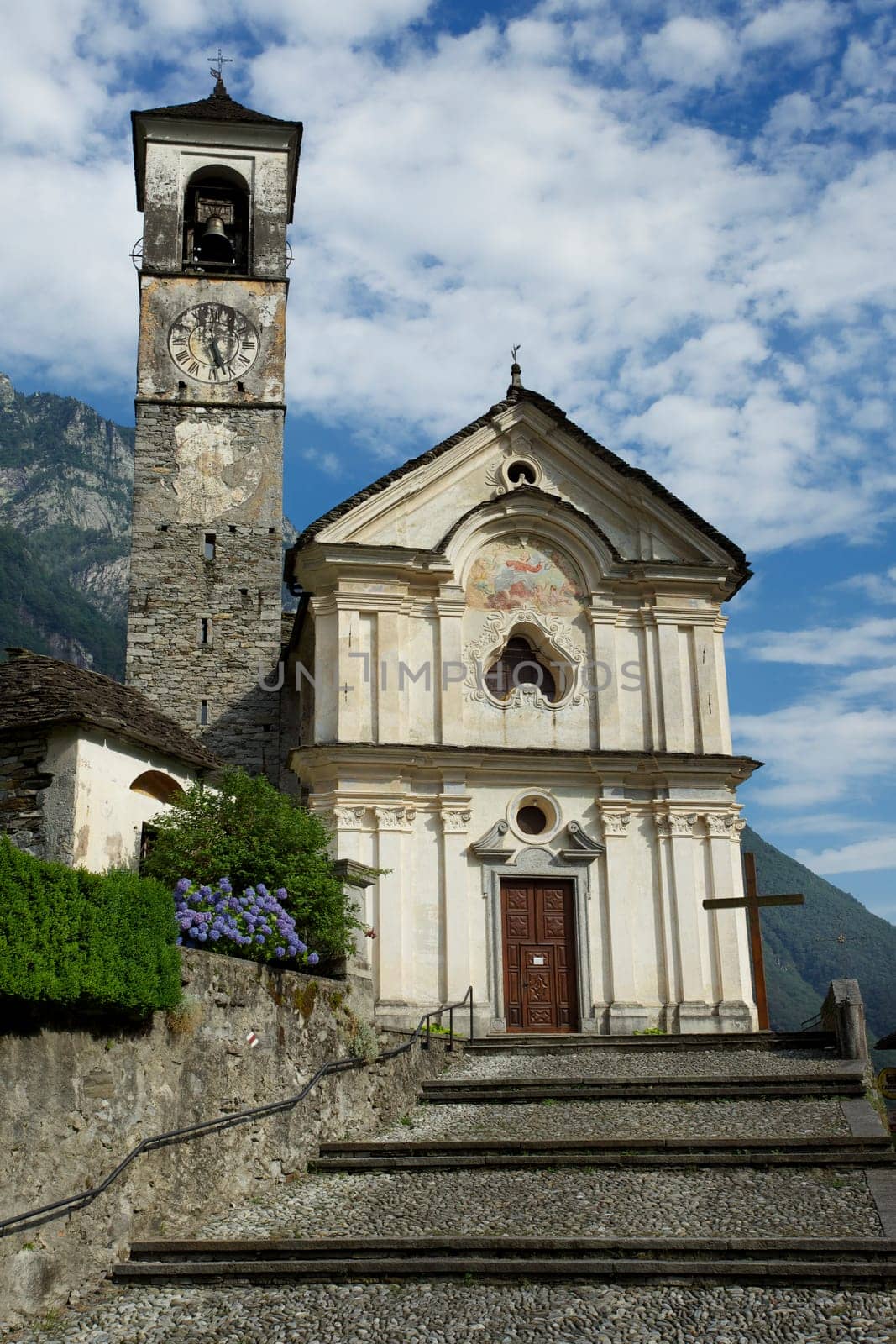 Church in Lavertezzo in Verzasca Valley