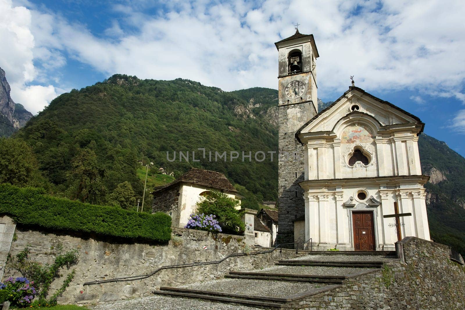 Church in Lavertezzo in Verzasca Valley