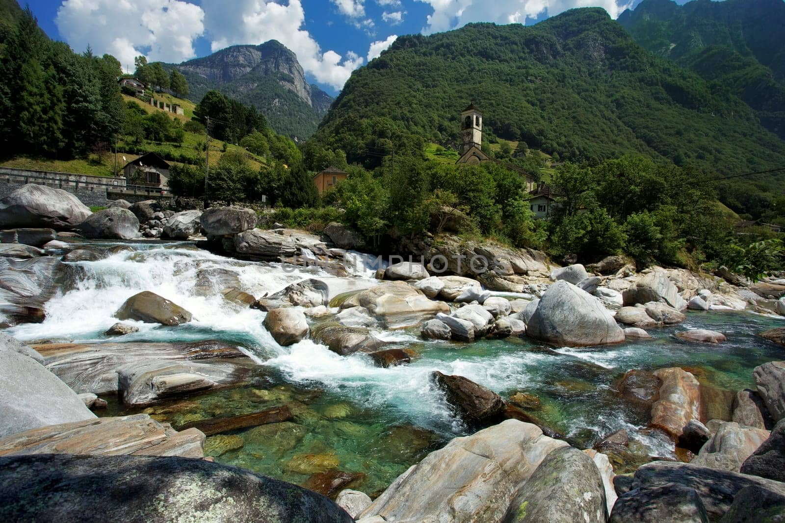 Lavertezzo in Verzasca Valley