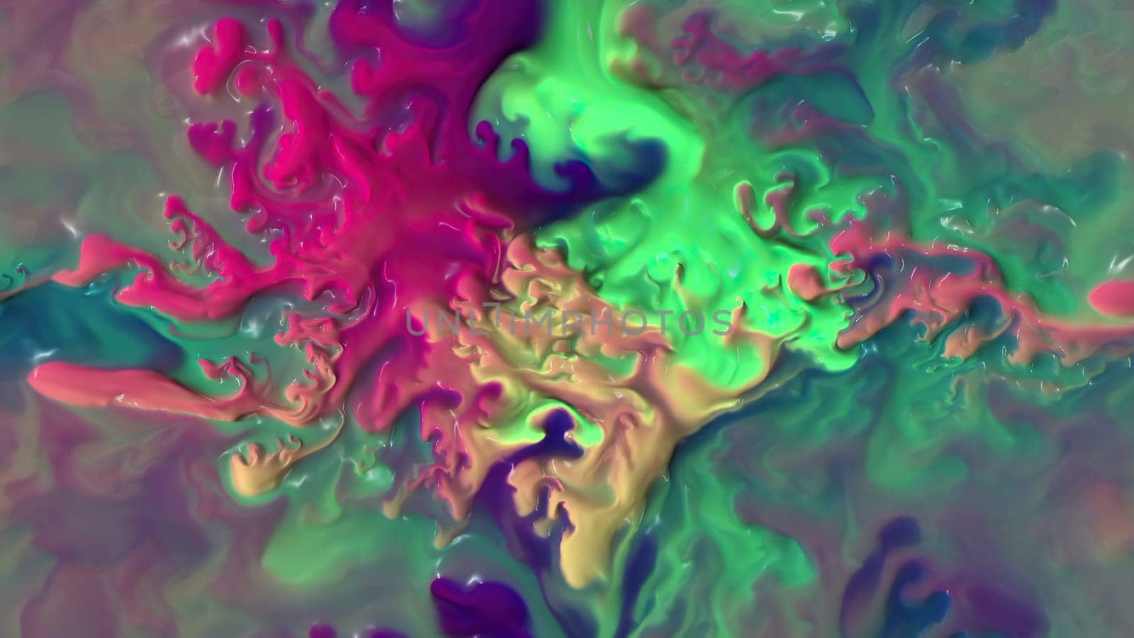 Colorful paint mix with gradient vivid colors,Colorful paint mix with gradient vivid colors