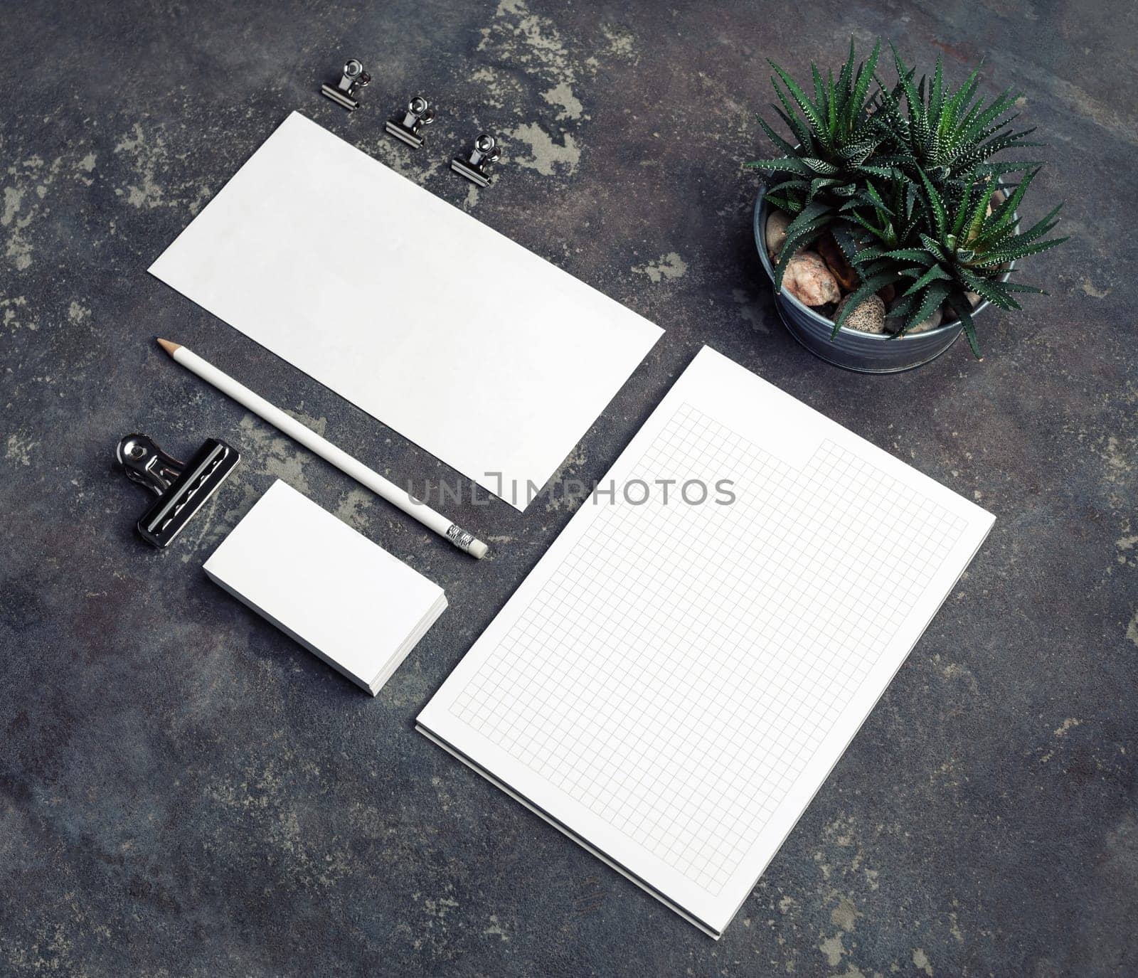 Blank stationery. Corporate identity template. Responsive design mockup. Template for branding identity.