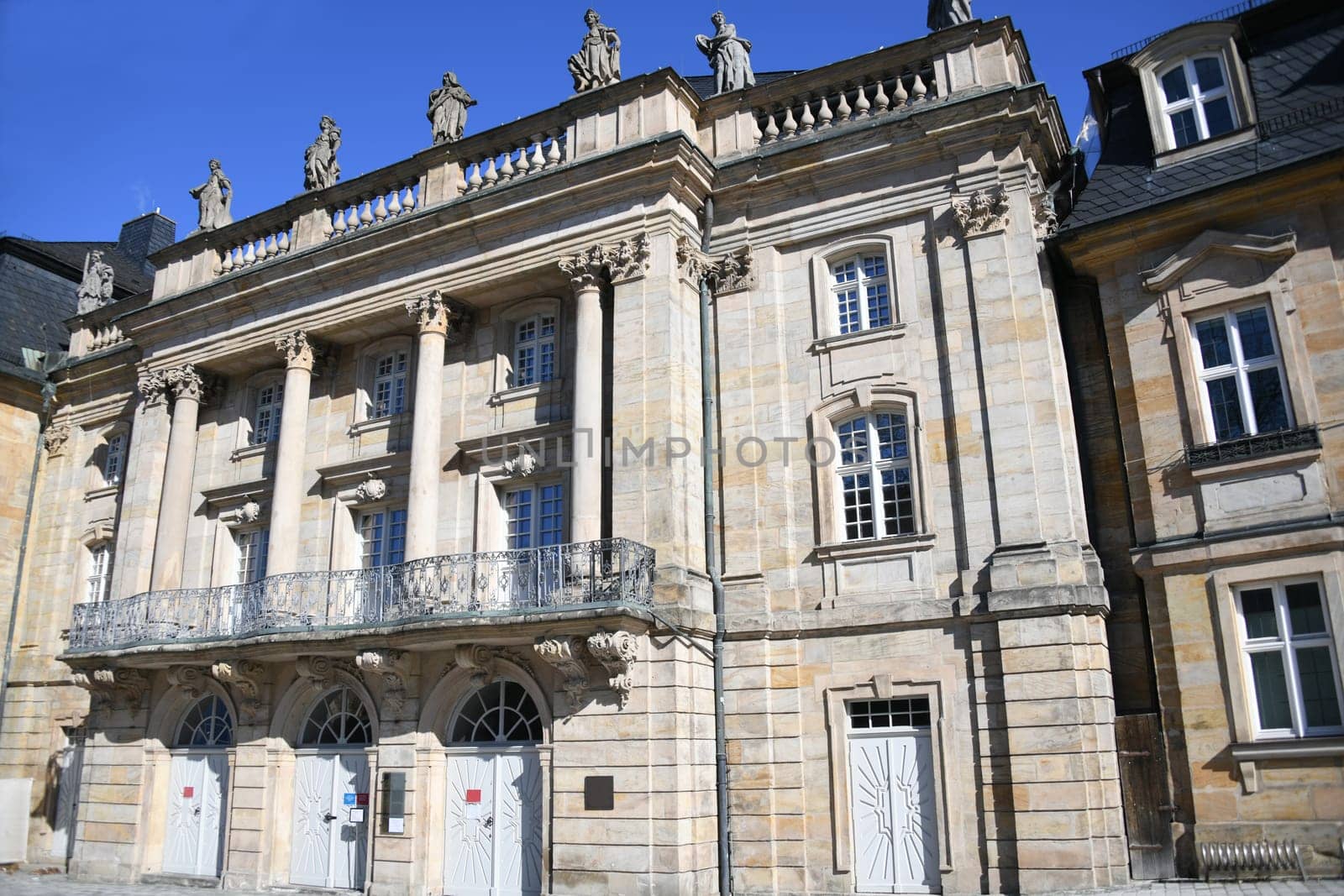 The Margravial Opera House in the Franconian city of Bayreuth is a theater building from the 18th century,inaugurated in 1748. The baroque building is a UNESO World Heritage Site and is a listed building.