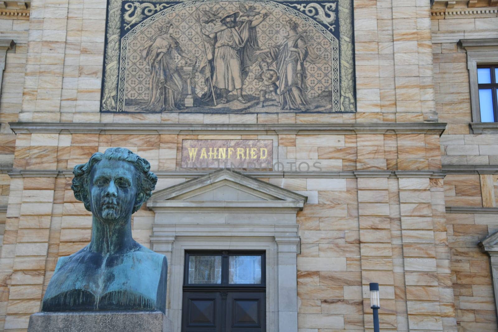 The historic Villa Wahnfried in the Upper Franconian town of Bayreuth,Bavaria,Germany was the home of Richard Wagner. It is now a museum,Wagnermuseum.