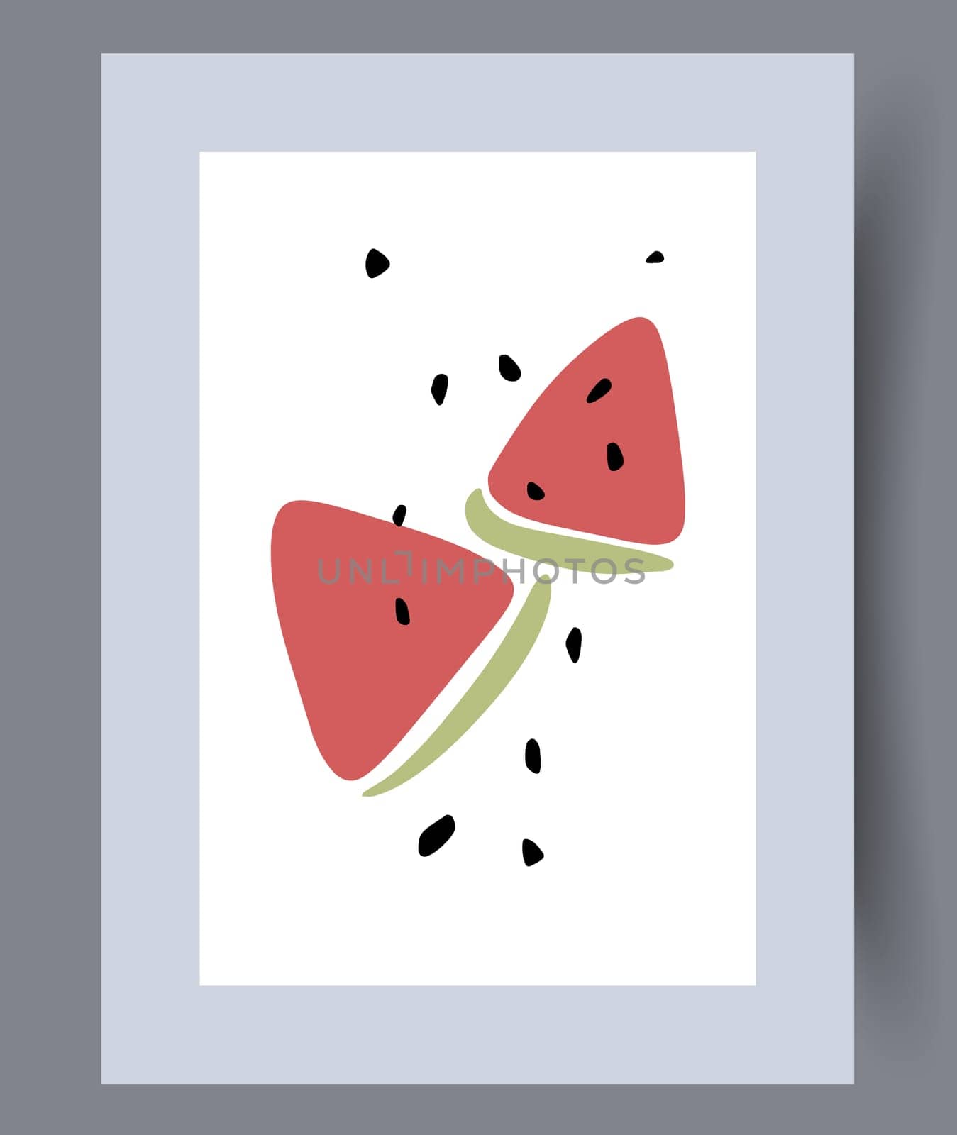 Scandinavian abstract vector print set. Minimalistic abstract wall art background for print. Scandinavian vector style.