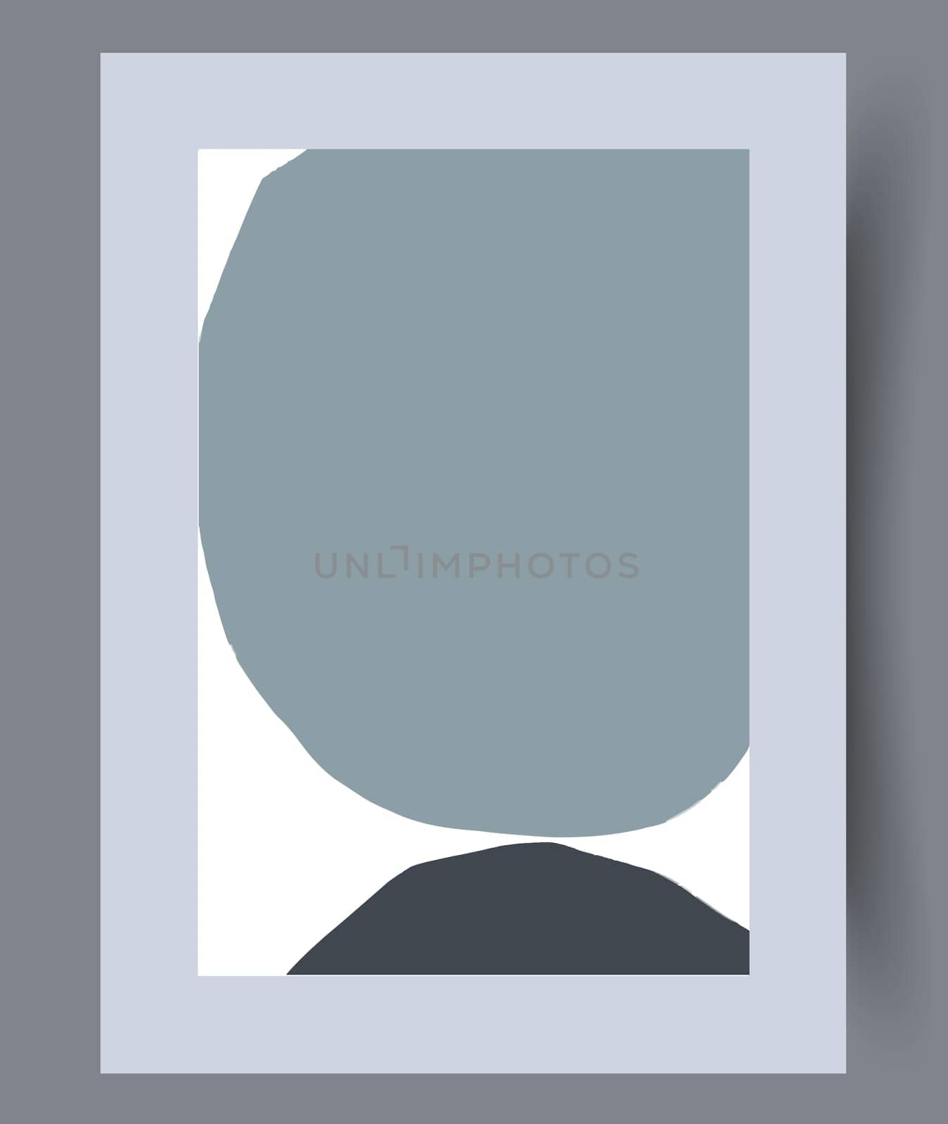 Printable wall art vector poster set. Hand drawn minimalism design for scandinavian interior.