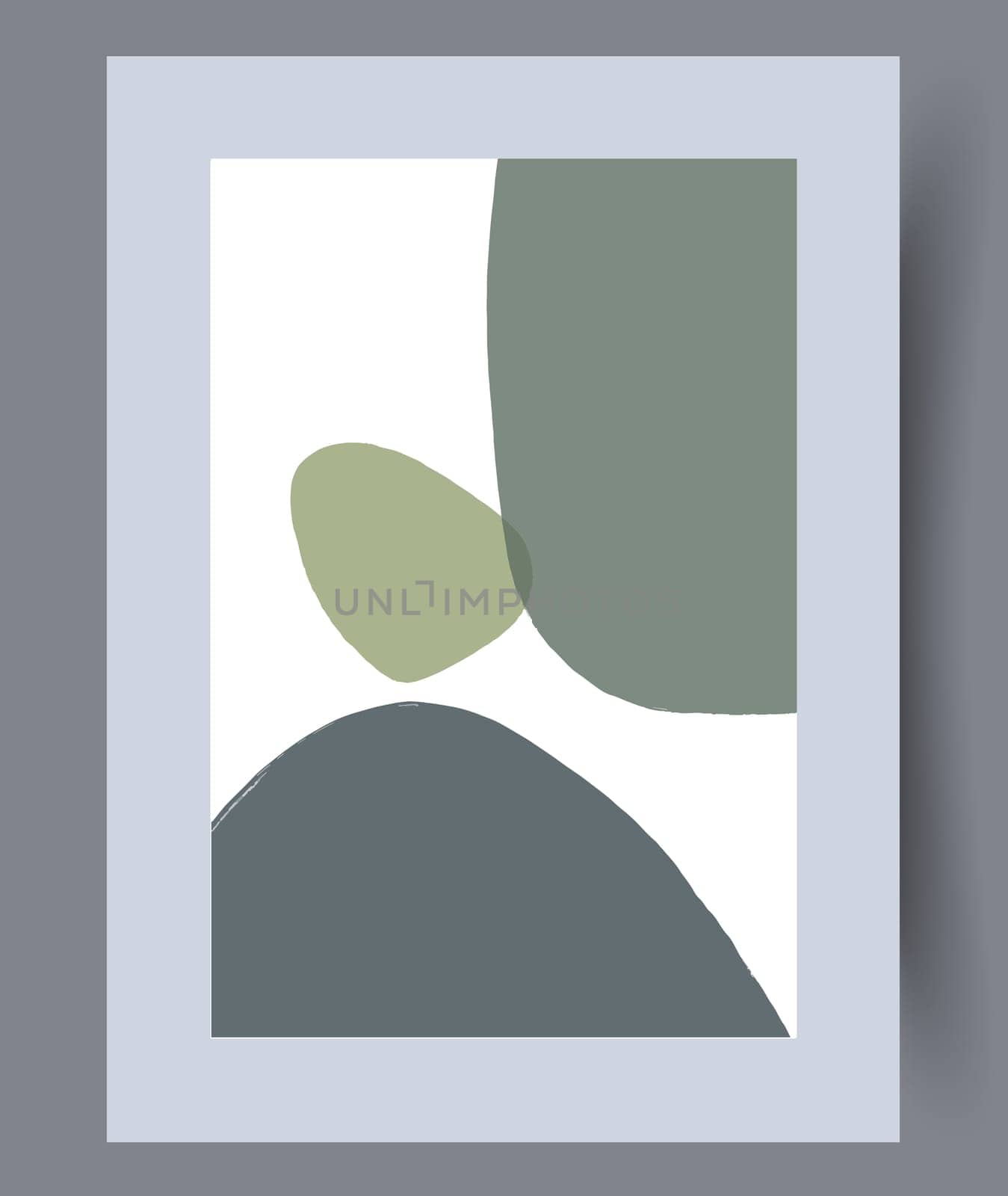 Printable wall art vector poster set. Hand drawn minimalism design for scandinavian interior.